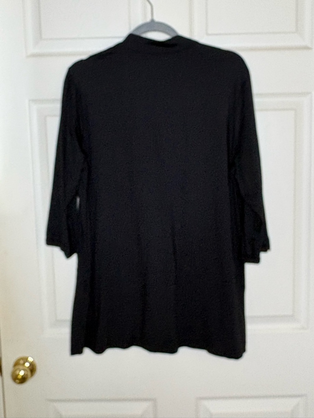 Lulu-B 3/4 Sleeve V-Neck- Black Size XL - Picture 2 of 8